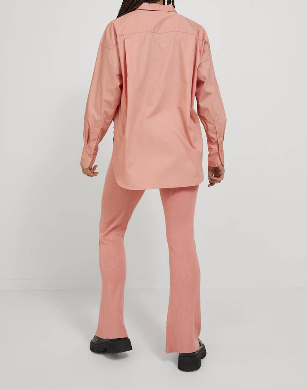 JJXX ΠΟΥΚΑΜΙΣΟ JXJAMIE LS RELAXED POPLIN SHIRT NOOS 12200353-Coral Haze Coral φωτογραφία