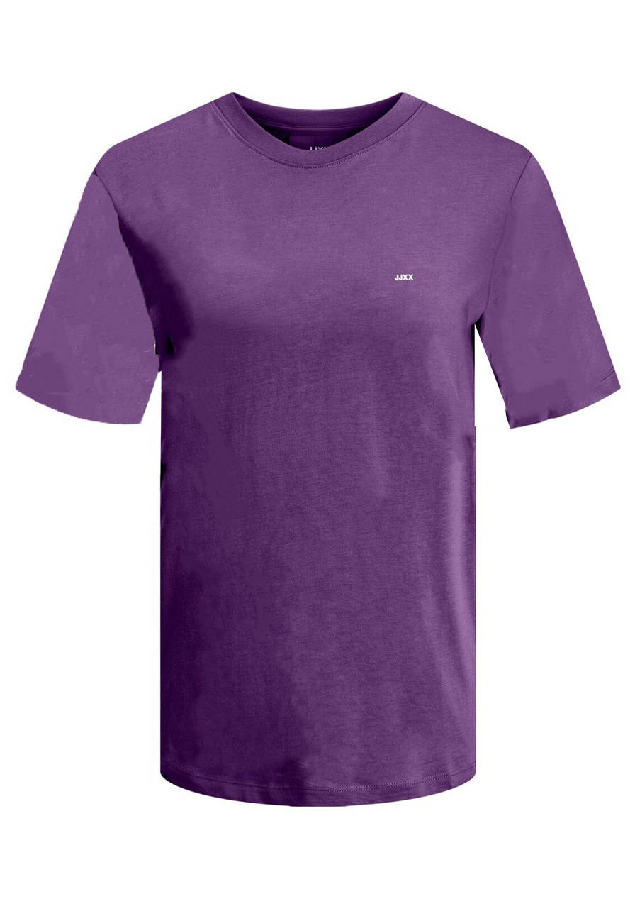 JJXX ΜΠΛΟΥΖΑ JXANNA SS REG EVERY SMALL LOGO TEE NOOS 12206974-Acai Purple 0410AJJXX3400002_XR16736