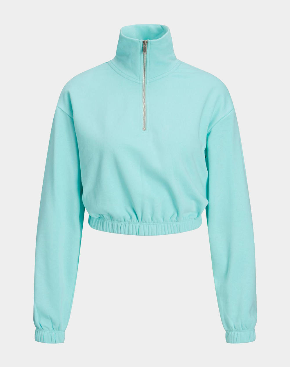 JJXX JXALFA REG LS EVERY ZIP SWEAT SWT NOOS 12226248-Aruba Blue Ciel 0410AJJXX3420006_XR20498