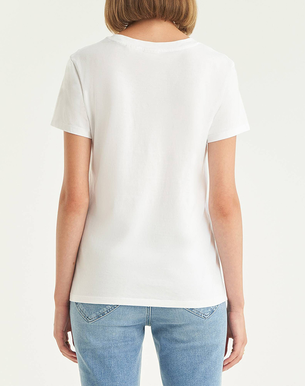 LEVIS PERFECT TEE 39185-0006-0006 White φωτογραφία