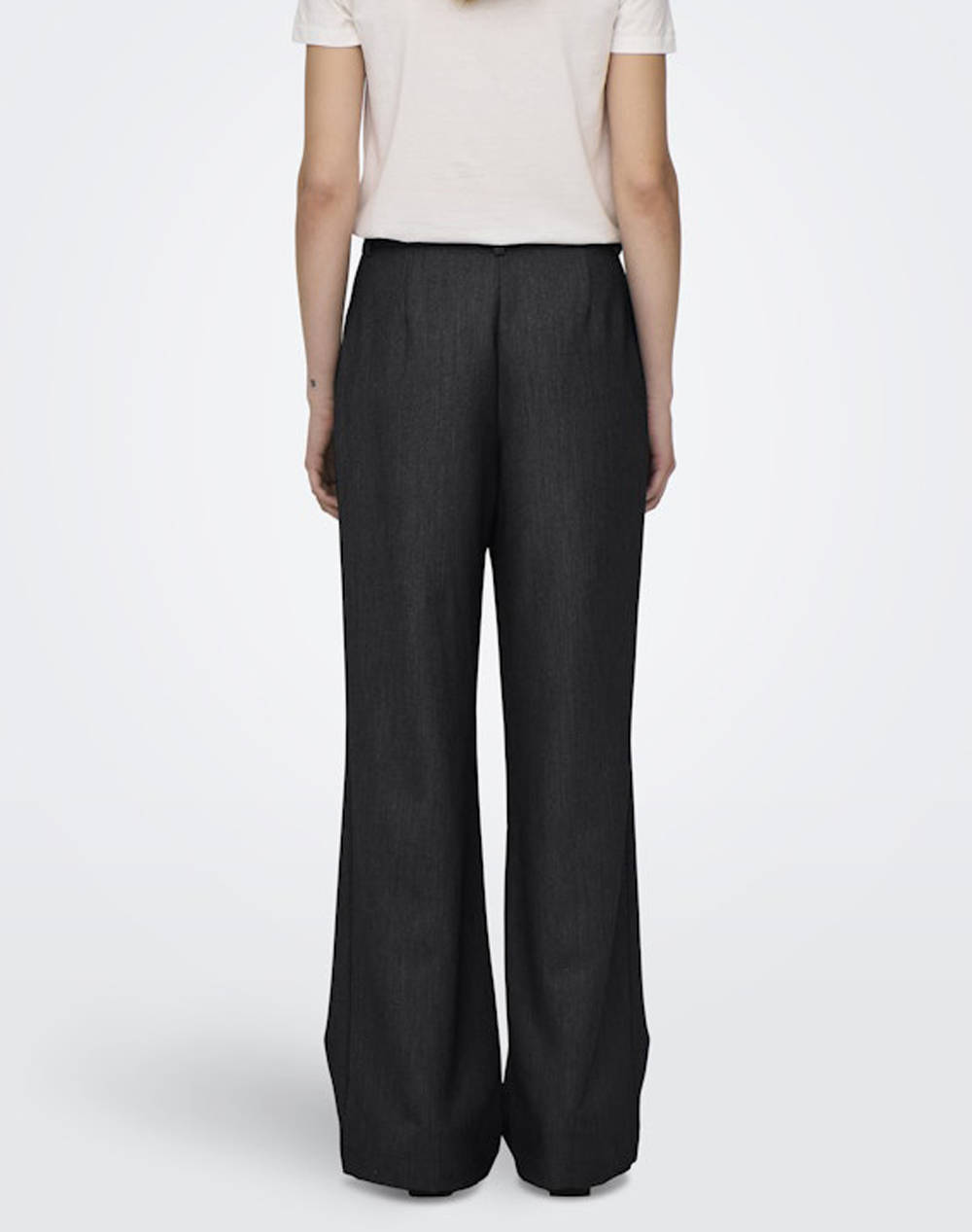 ONLY ONLY ONLHATTIE HW PLEAT STR PANT TLR NOOS 15304707-BLACK Black - 2