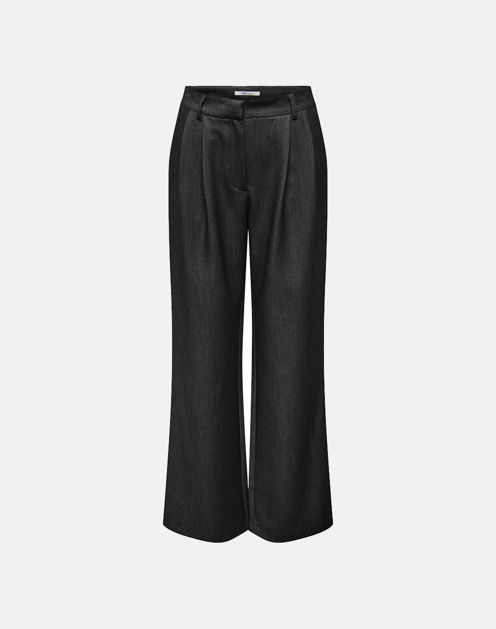 Only Onlhattie Hw Pleat Str Pant Tlr Noos 15304707-Black Black Γυναικεία ρούχα παντελόνια Υφασματινα Politikos Shop Πολιτικός