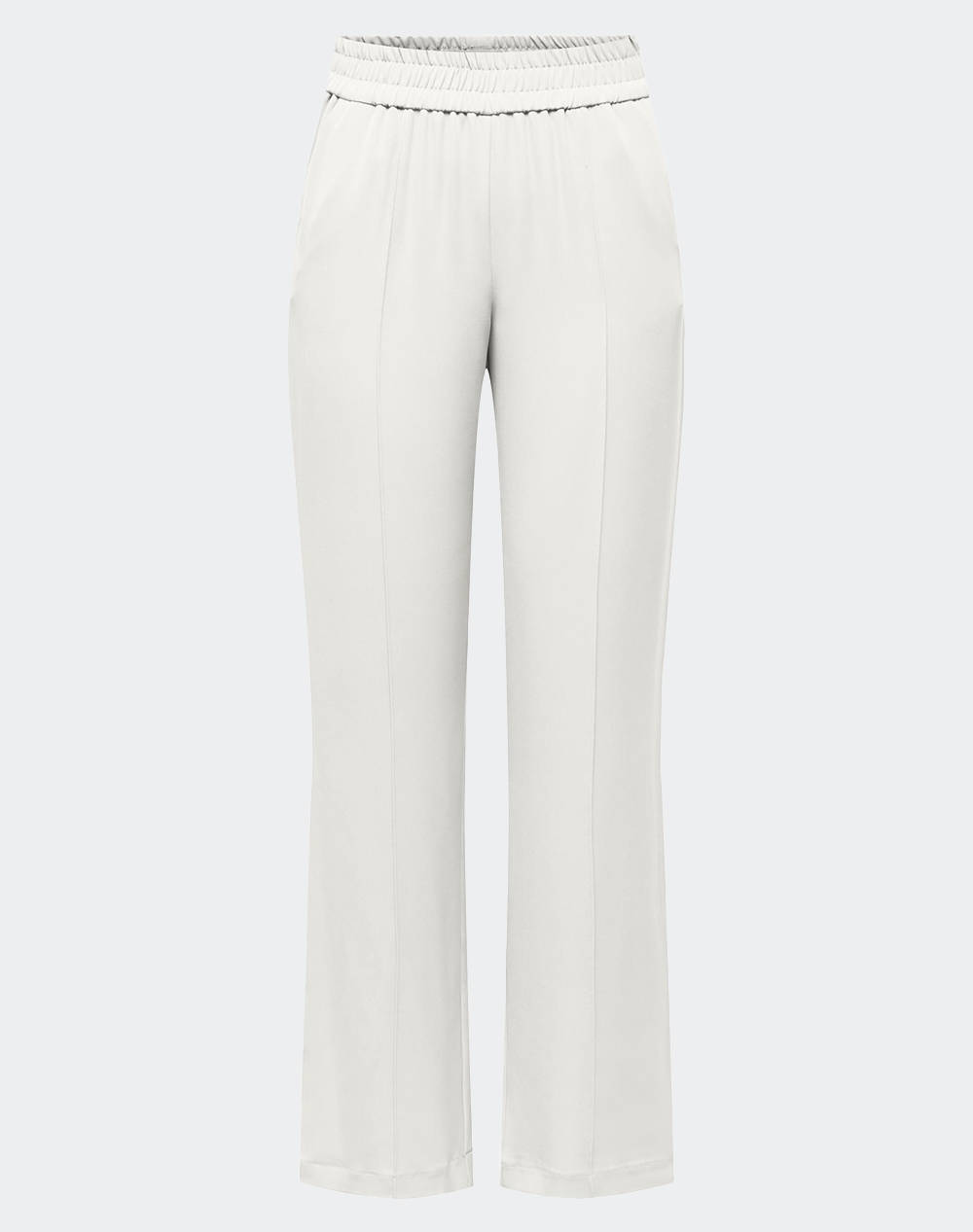 ONLY ONLLUCY-LAURA MW WIDE PIN PANT TLR NOOS 15269665-Cloud Dancer OffWhite