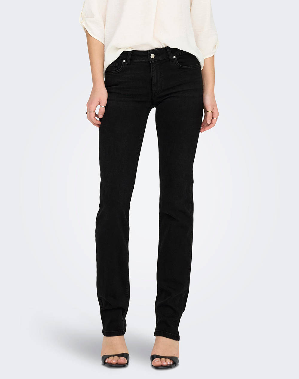 ONLY DENIM JEAN 15252221-WASHED BLACK DenimBlack