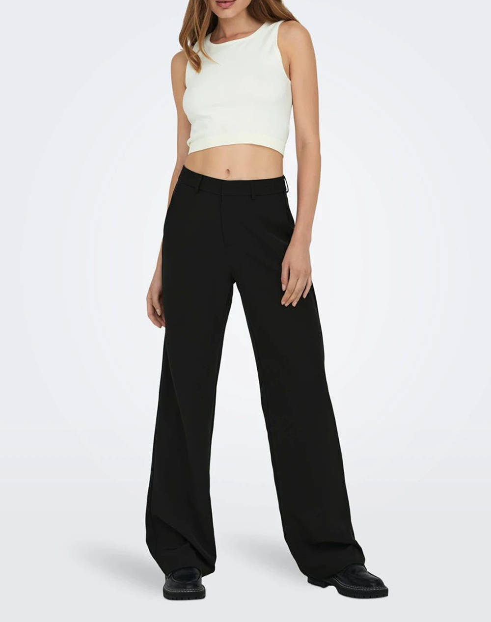 ONLY ONLBERRY WIDE PANT TLR NOOS 15258191-BLACK Black φωτογραφία