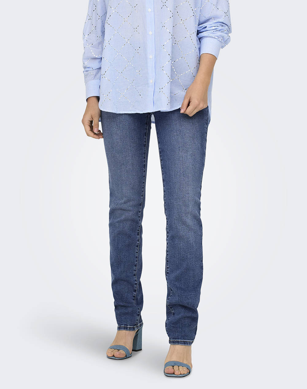 ONLY ONLSUI MID SLIM DNM DIA451 NOOS 15330805-Medium Blue Denim DenimBlue