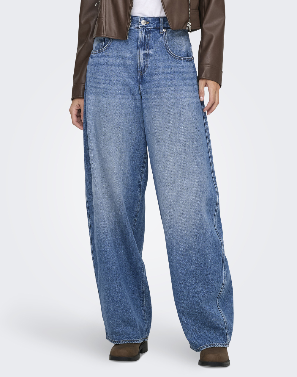 ONLY ONLTAYLOR HW BARREL DNM PIM678 NOOS 15367620-Medium Blue Denim DenimBlue