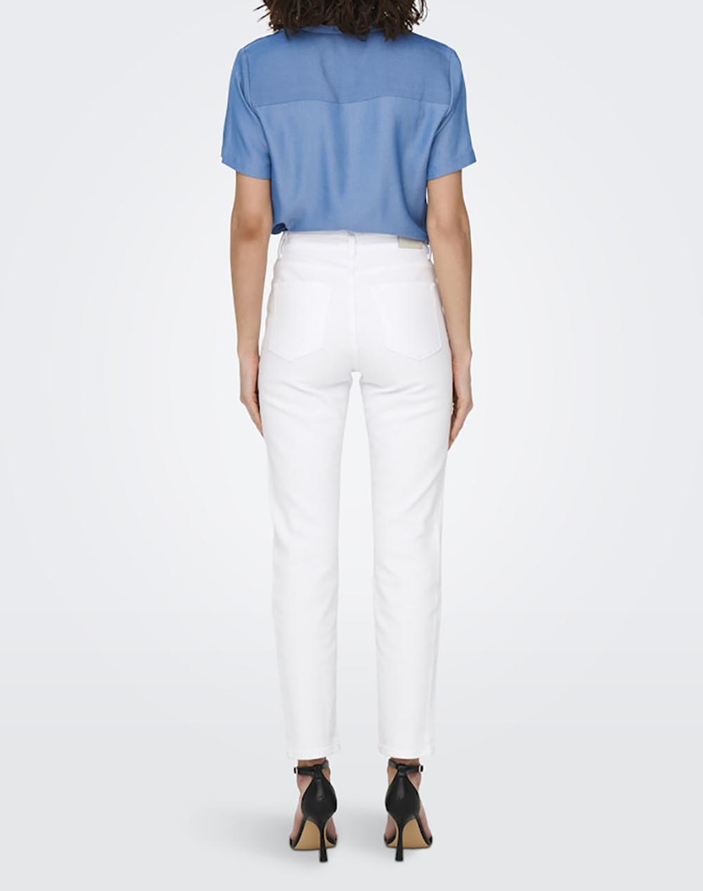 ONLY ONLEMILY STRETCH HW STR ANK DNM NOOS 15292435-WHITE White φωτογραφία