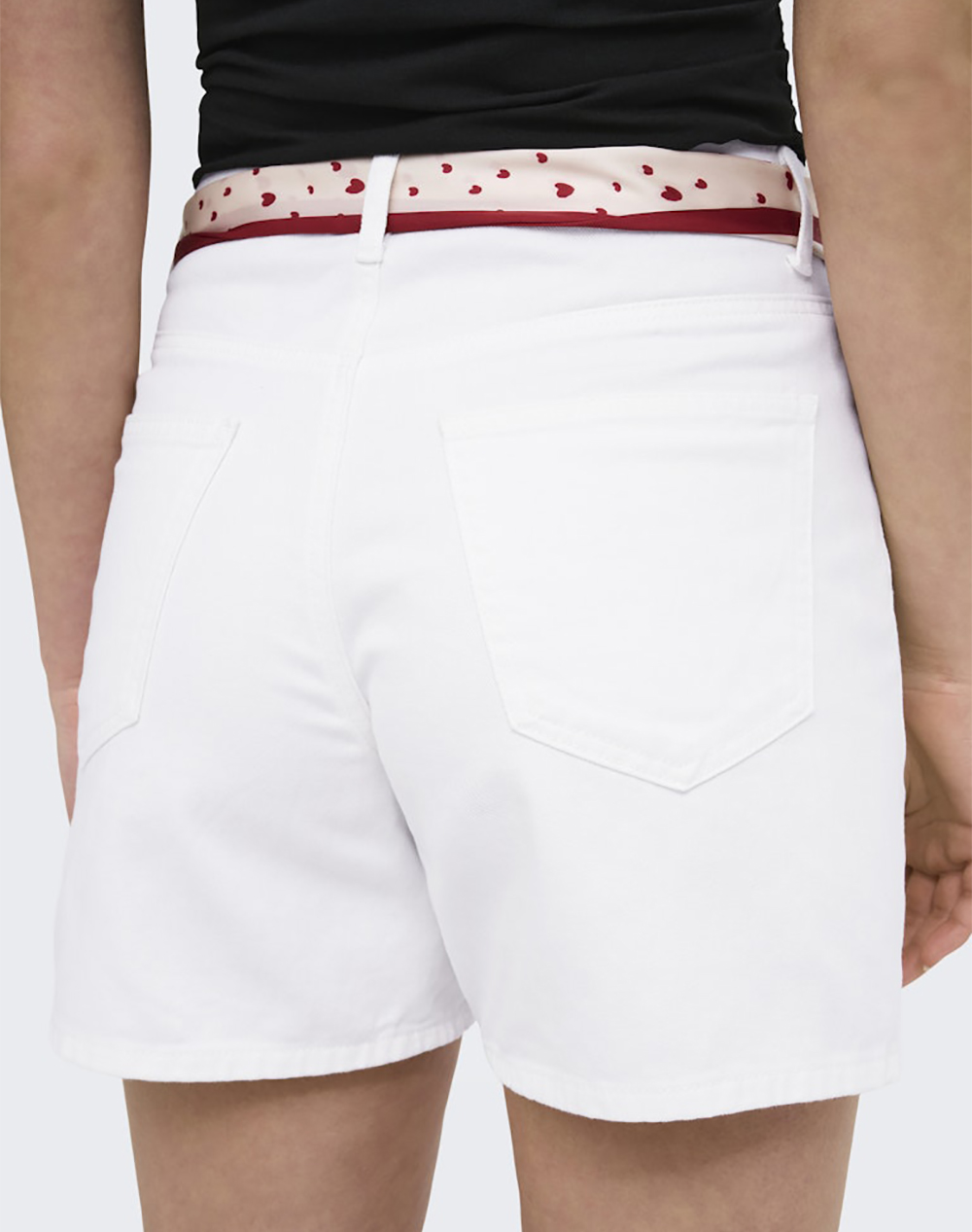 ONLY ONLY ONLPHINE DNM SHORTS NOOS. 15196224-White Denim White - 2