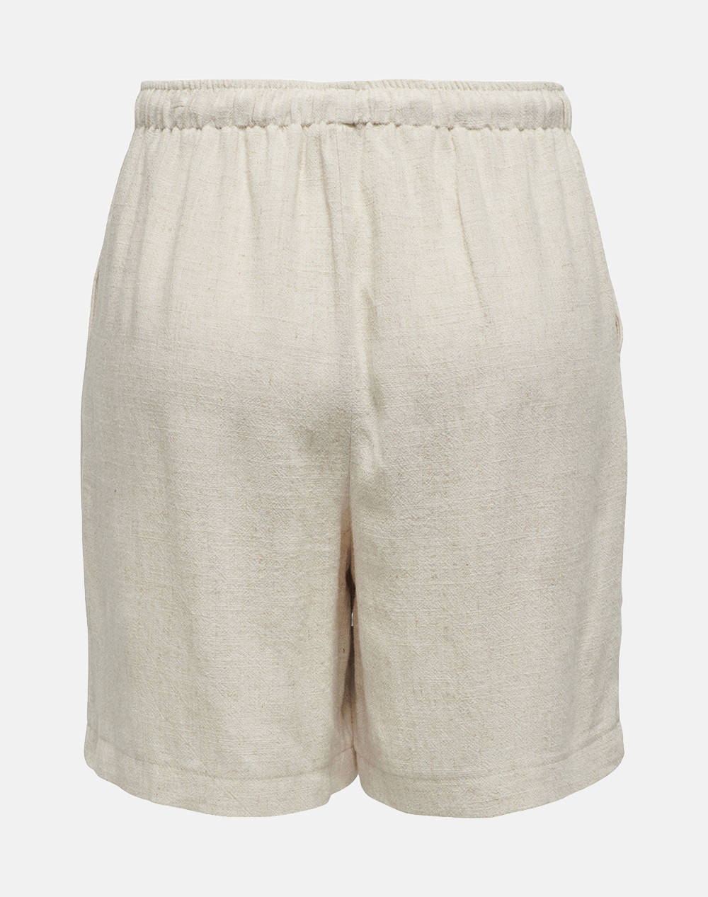 ONLY ONLSIESTA MW PULL-UP LIN BL SHORTS NOOS 15333032-Moonbeam Biege φωτογραφία