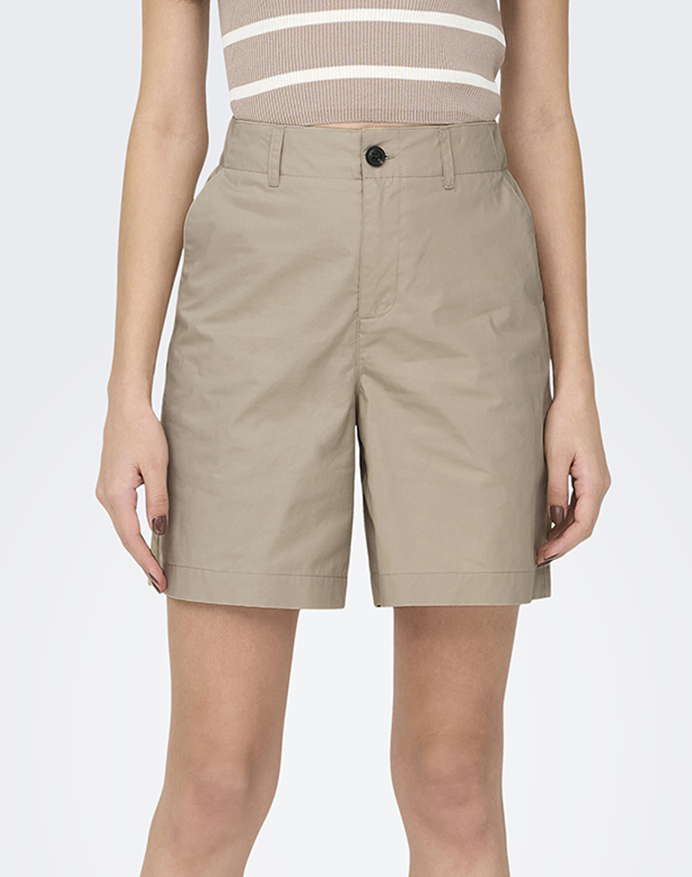 ONLY ONLZORA MW BERMUDA SHORTS PNT NOOS 15344538-Oxford Tan Tan