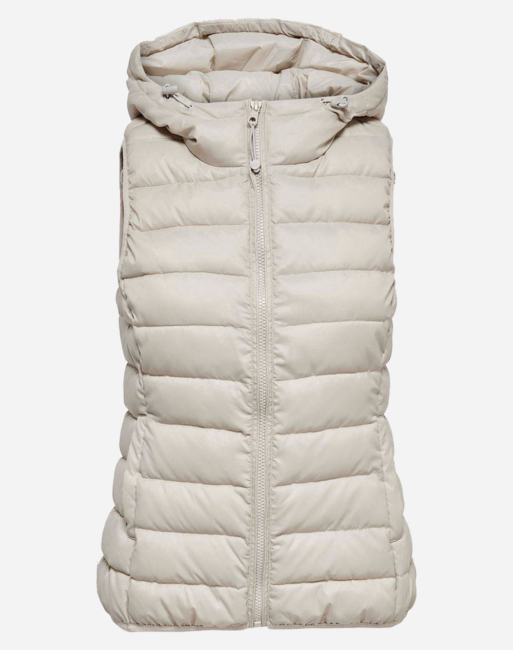 ONLY ΜΠΟΥΦΑΝ ONLNEWTAHOE HOOD WAISTCOAT OTW NOOS 15205760-Pumice Stone Gray φωτογραφία