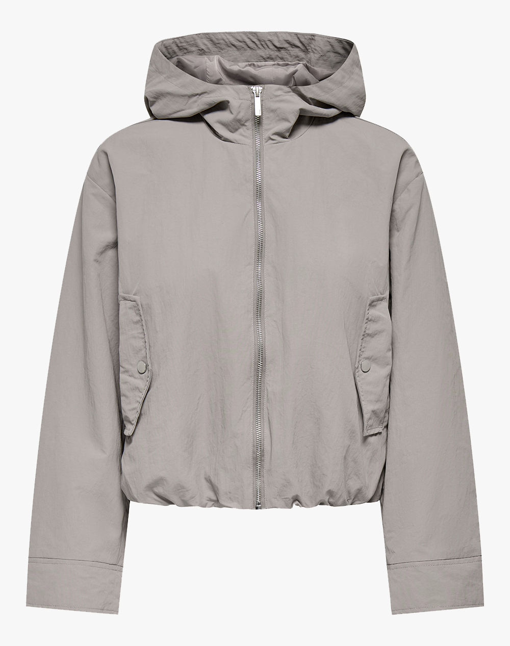 ONLY ONLBEALO HOOD JACKET OTW NOOS 15336162-SatelliteSilver Trim Gray