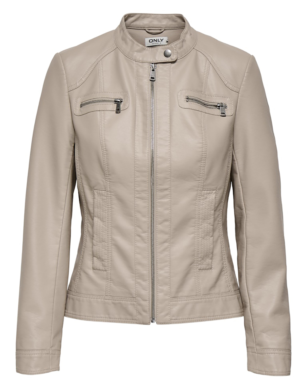 ONLY ONLY ONLBANDIT FAUX LEATHER BIKER OTW NOOS 15081400-String Biege - 3