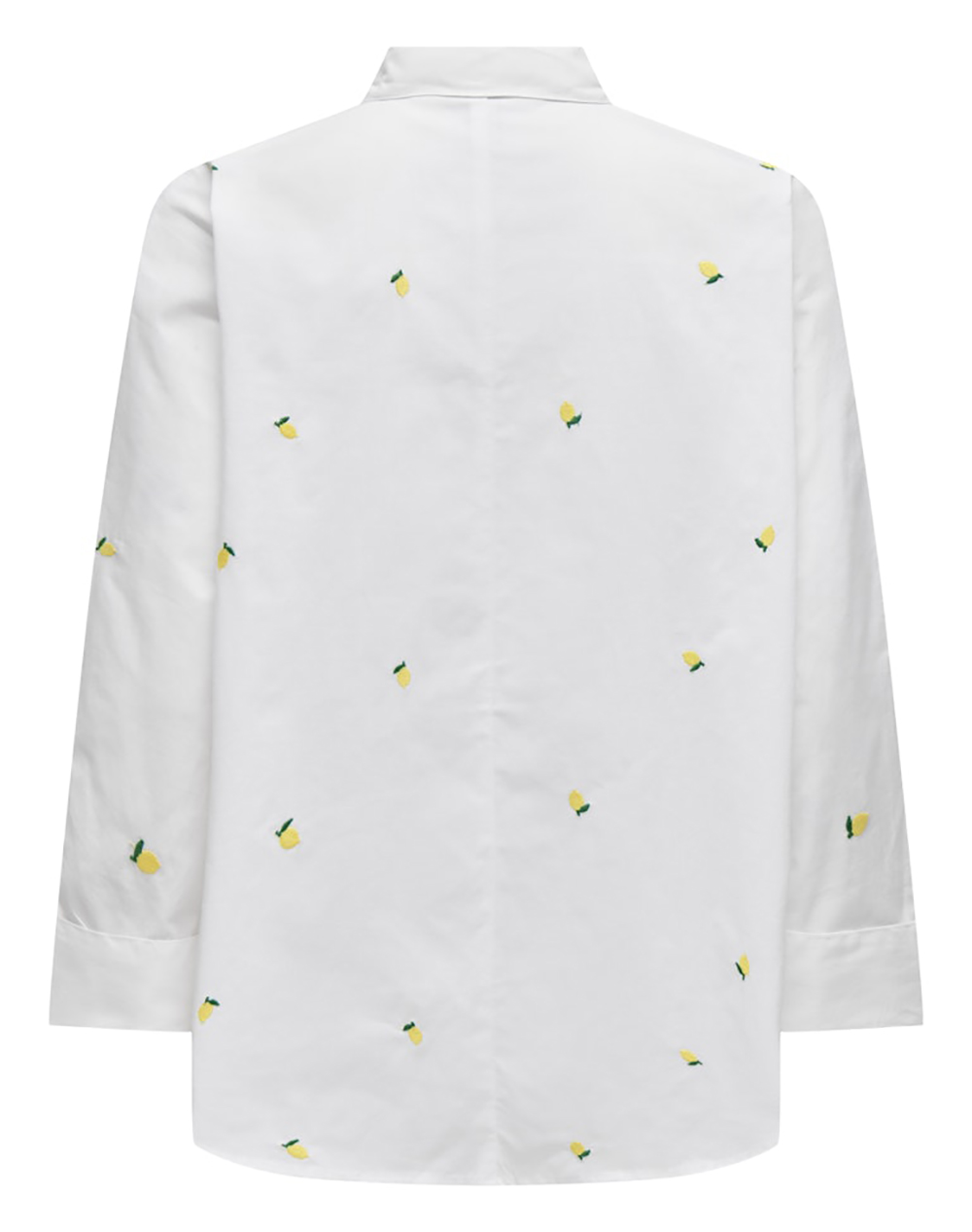 ONLY ONLY ONLNEW LINA GRACE LS EMB SHIRT NOOS WVN 15283743-Bright WhiteLemon Mixed - 2