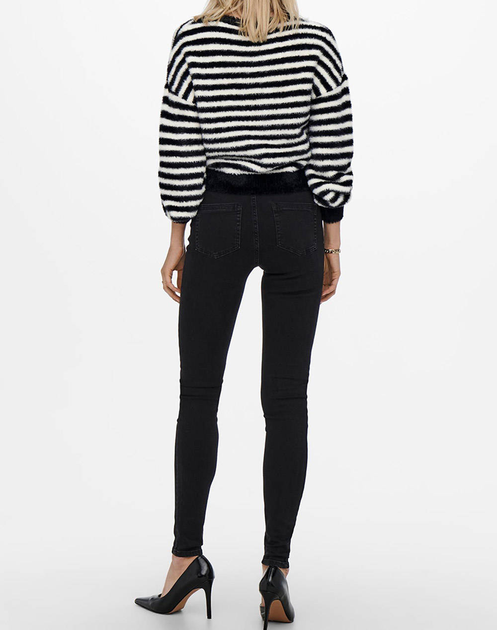 ONLY ONLPIUMO PULLOVER KNT NOOS 15235973-BLACK Black φωτογραφία