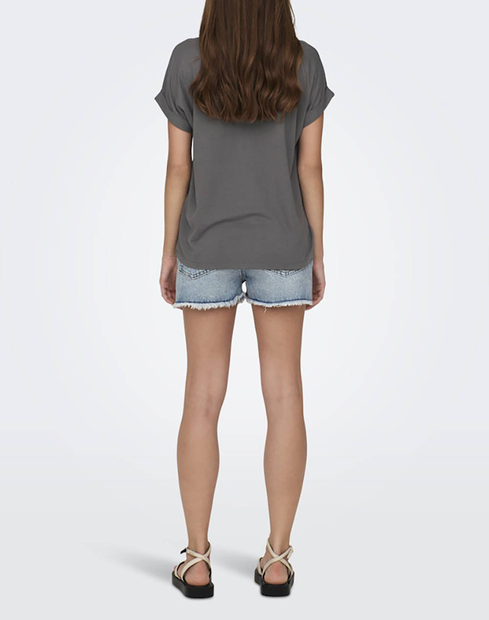 ONLY ONLY ONLMOSTER S/S O-NECK TOP NOOS JRS. 15106662-Plum Kitten DarkSlateGrey - 2