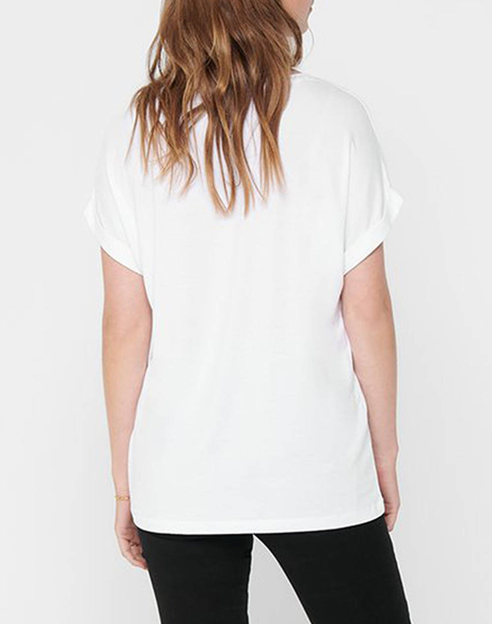 ONLY ONLMOSTER S/S O-NECK TOP NOOS JRS 15106662-WHITE White φωτογραφία