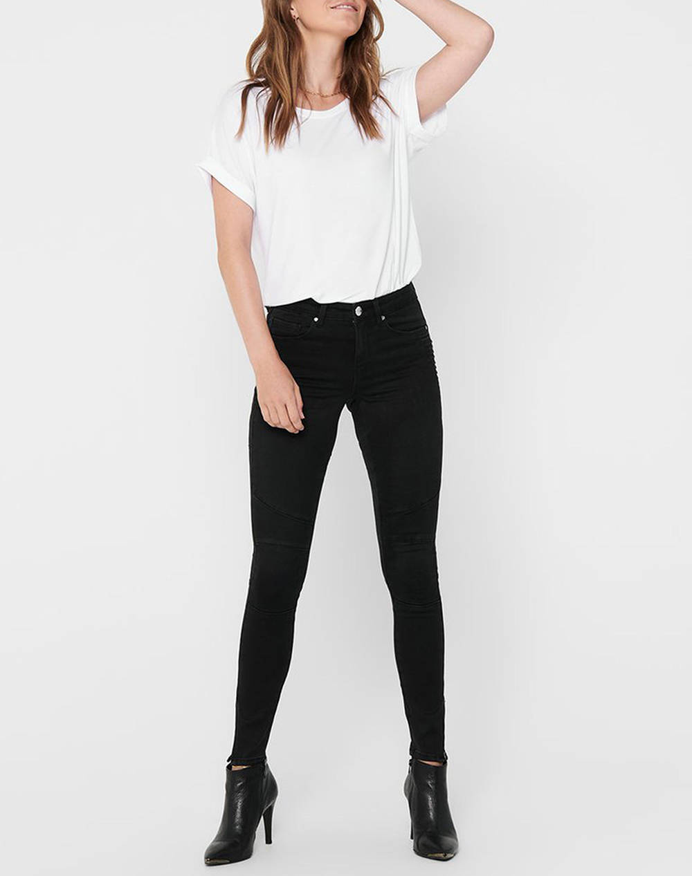 ONLY ONLMOSTER S/S O-NECK TOP NOOS JRS 15106662-WHITE White φωτογραφία