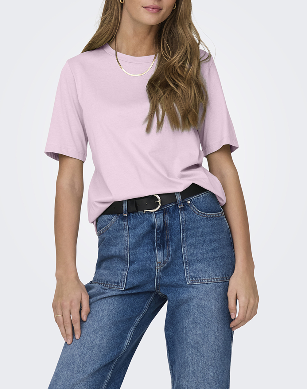ONLY ONLONLY S/S TEE JRS NOOS 15270390-Roseate Spoonbill FlamingoPink