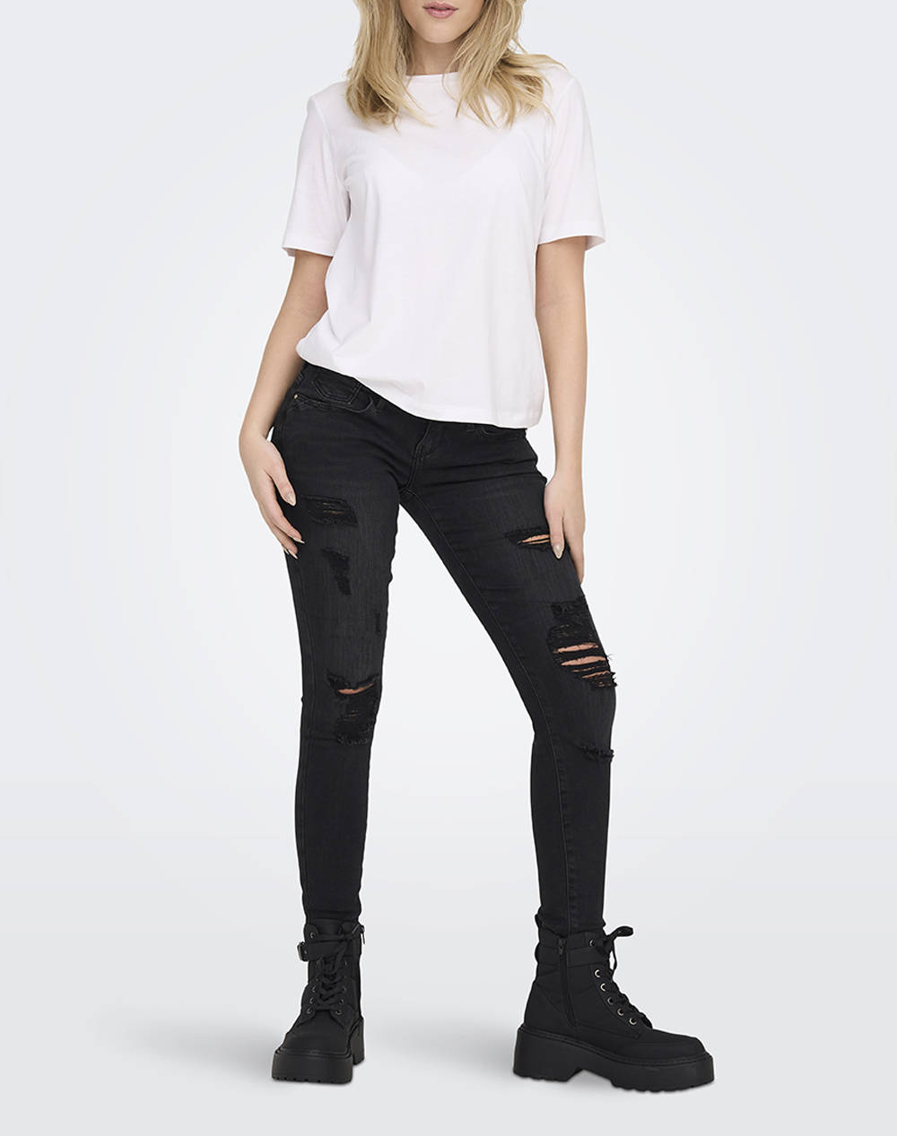 ONLY ONLONLY S/S TEE JRS NOOS 15270390-WHITE White φωτογραφία