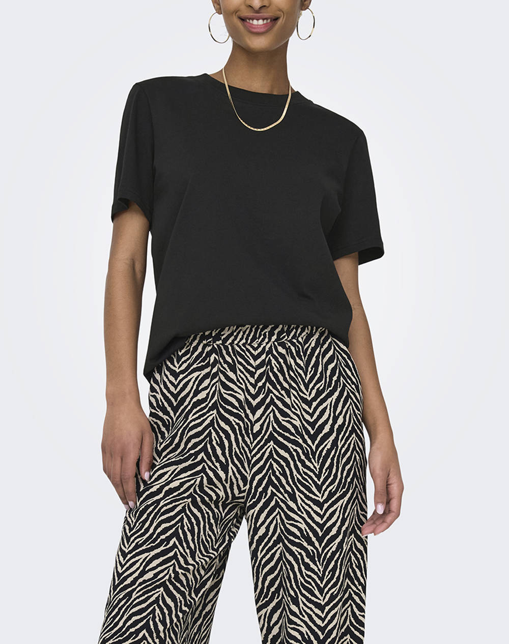 ONLY ONLMONJA LIFE S/S TEE JRS NOOS 15320892-BLACK Black