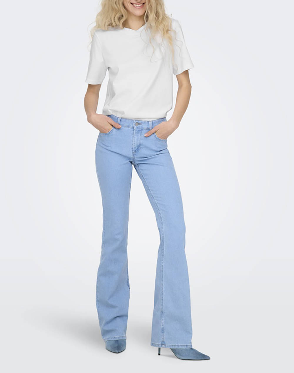 ONLY ONLMONJA LIFE S/S TEE JRS NOOS 15320892-WHITE White φωτογραφία