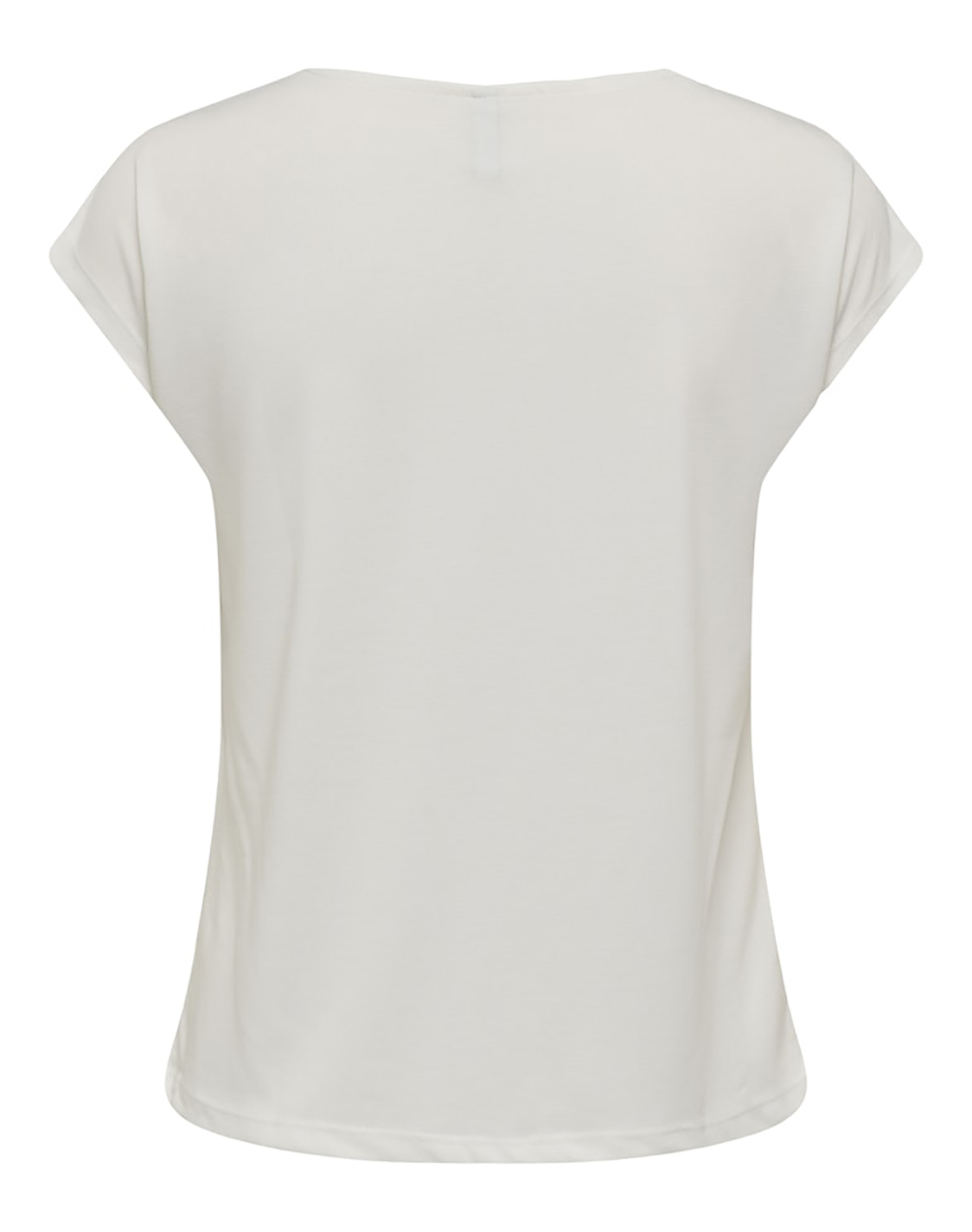 Only Onlfree S Mod V-Neck Top Jrs Noos 15287041-Cloud Dancer Offwhite Γυναικεία ρούχα μπλούζες Τ-Shirt Politikos Shop Πολιτικός