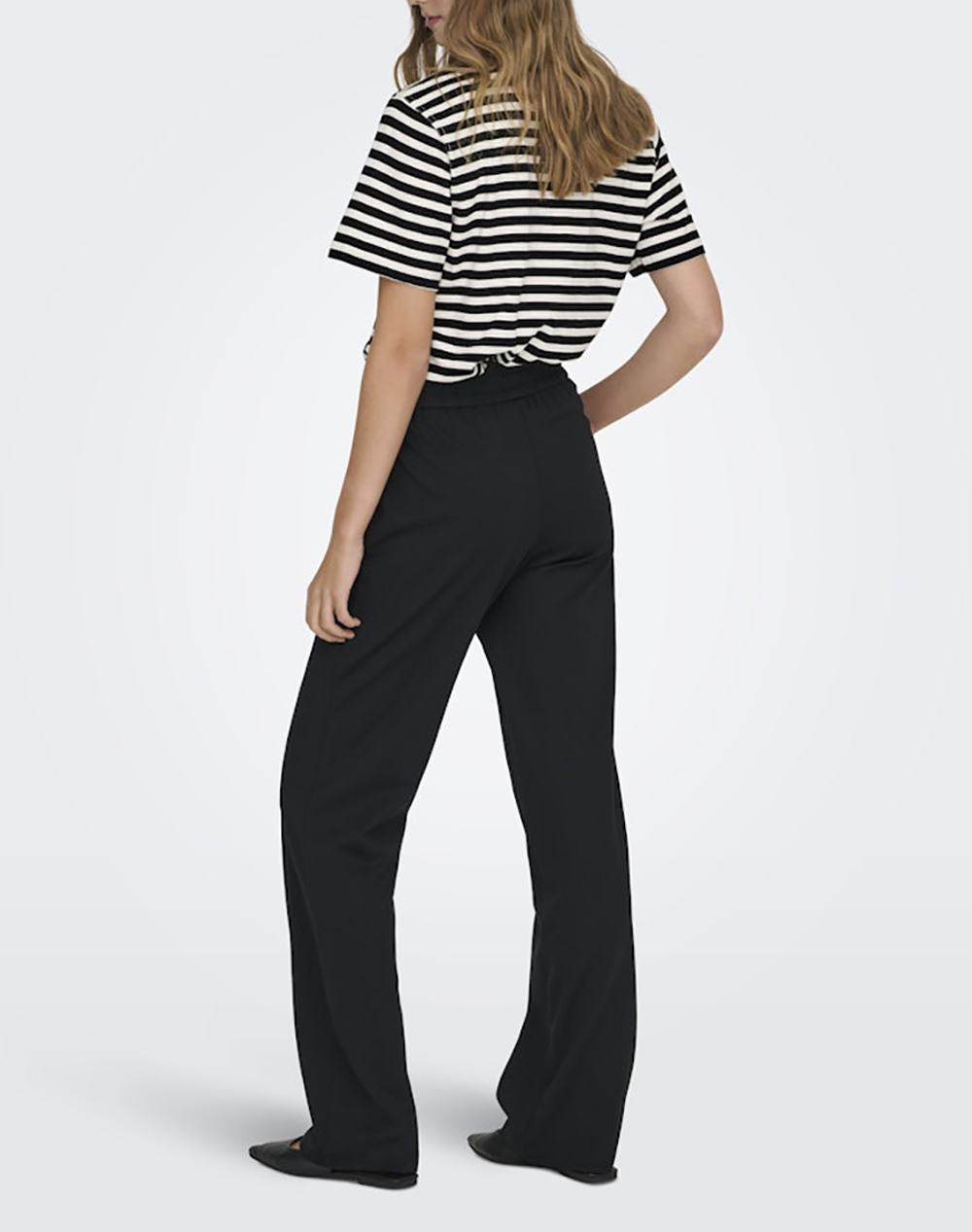ONLY ONLY ONLLIVINA S/S STRIPE TEE JRS NOOS 15272227-Cloud DancerBLACKSTRIPES Multi - 2