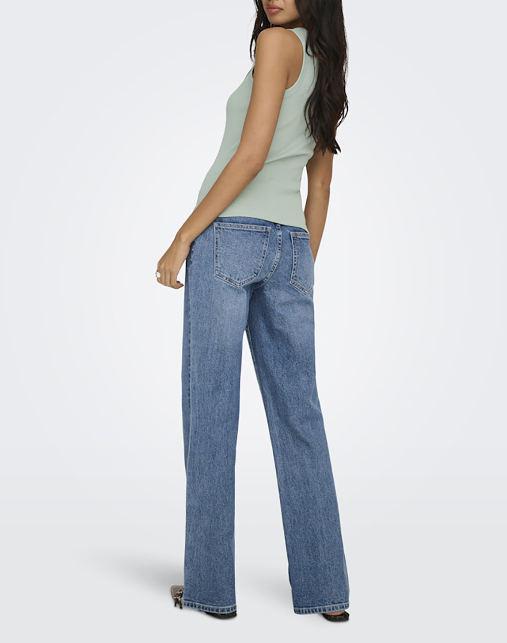 ONLY ONLY ONLVAL 2-WAY TANK TOP JRS NOOS 15371705-Jadeite MintGreen - 2