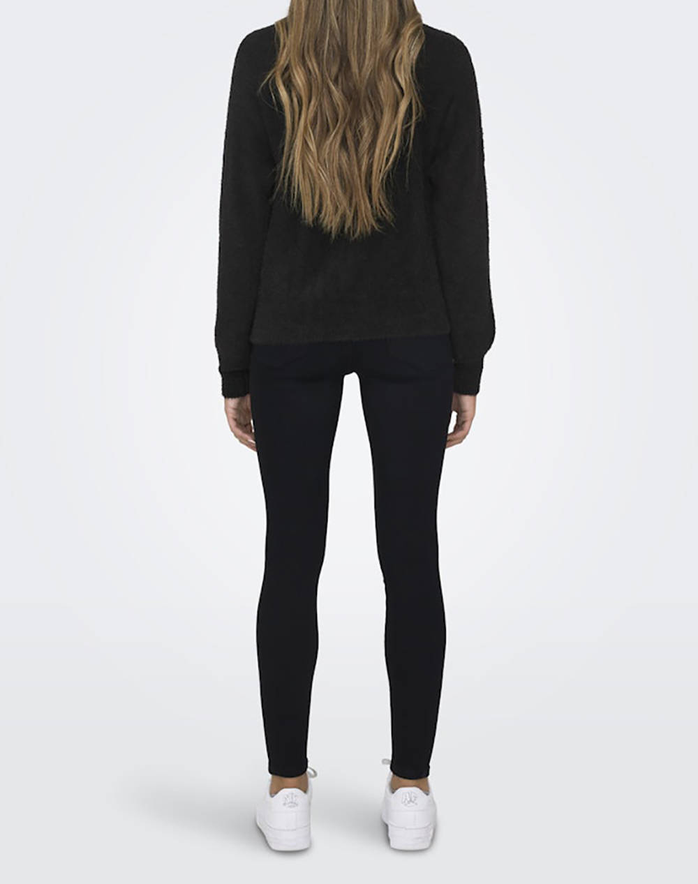 ONLY ONLY ONLELLA PIUMO LS CARDIGAN KNT NOOS 15259564-BLACK Black - 2
