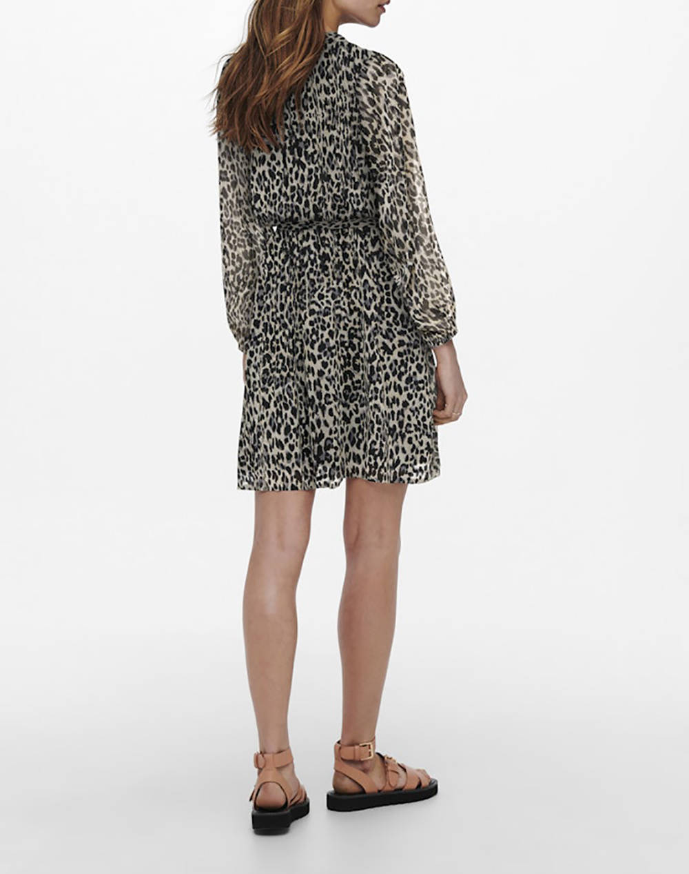 ONLY ONLY ONLCERA LIFE 3/4 SHORT DRESS WVN NOOS 15236376-Pumice StoneLEONORA Multi - 2