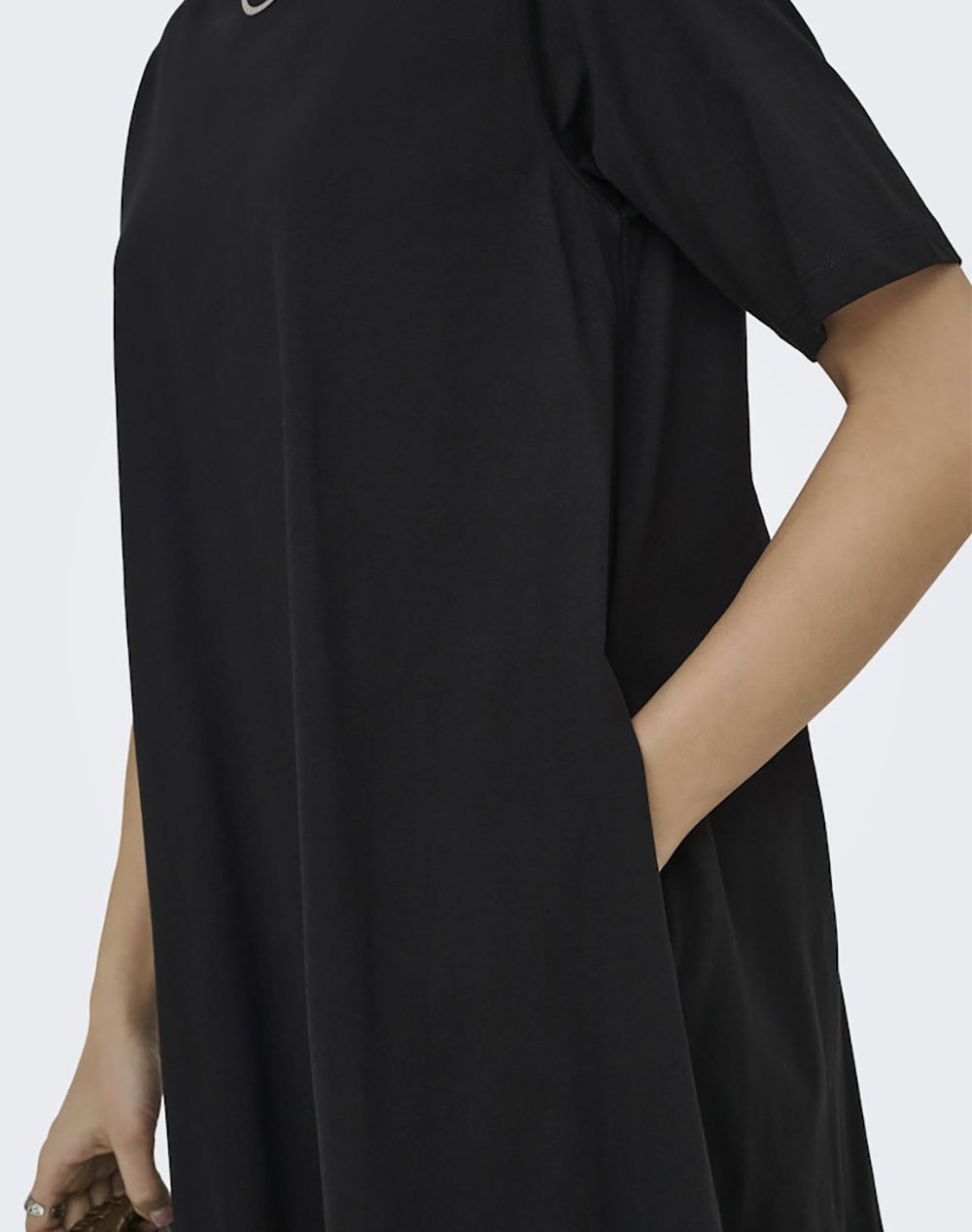 Only Onlmara S Pocket Dress Jrs Noos 15374631-Black Black Γυναικεία ρούχα φορέματα Politikos Shop Πολιτικός