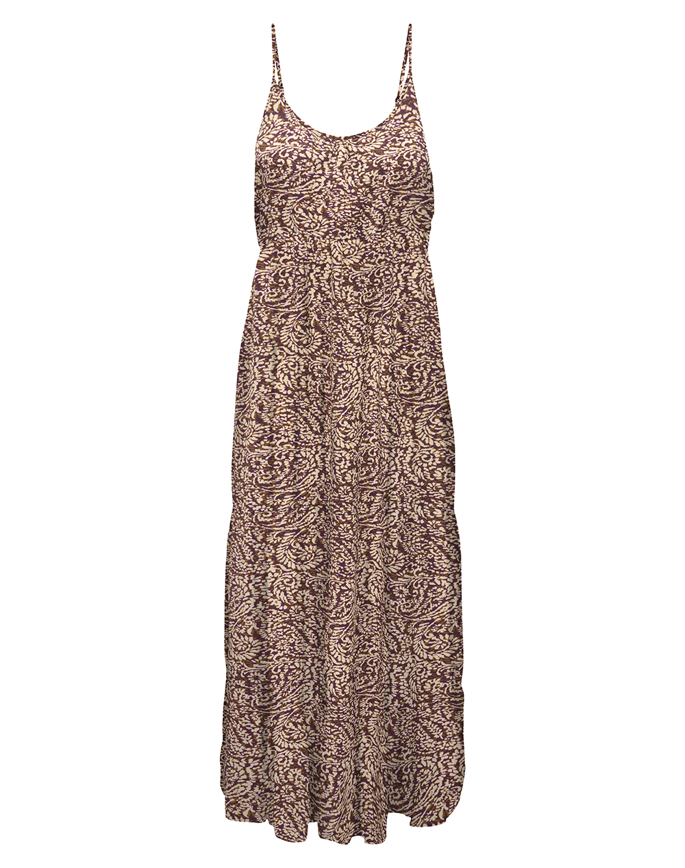 Only Onlmatea Life Strap Long Dress Wvn Noos 15339142-Spiced Appleaop:ethnic Paisley Mixed Γυναικεία ρούχα φορέματα Politikos Shop Πολιτικός