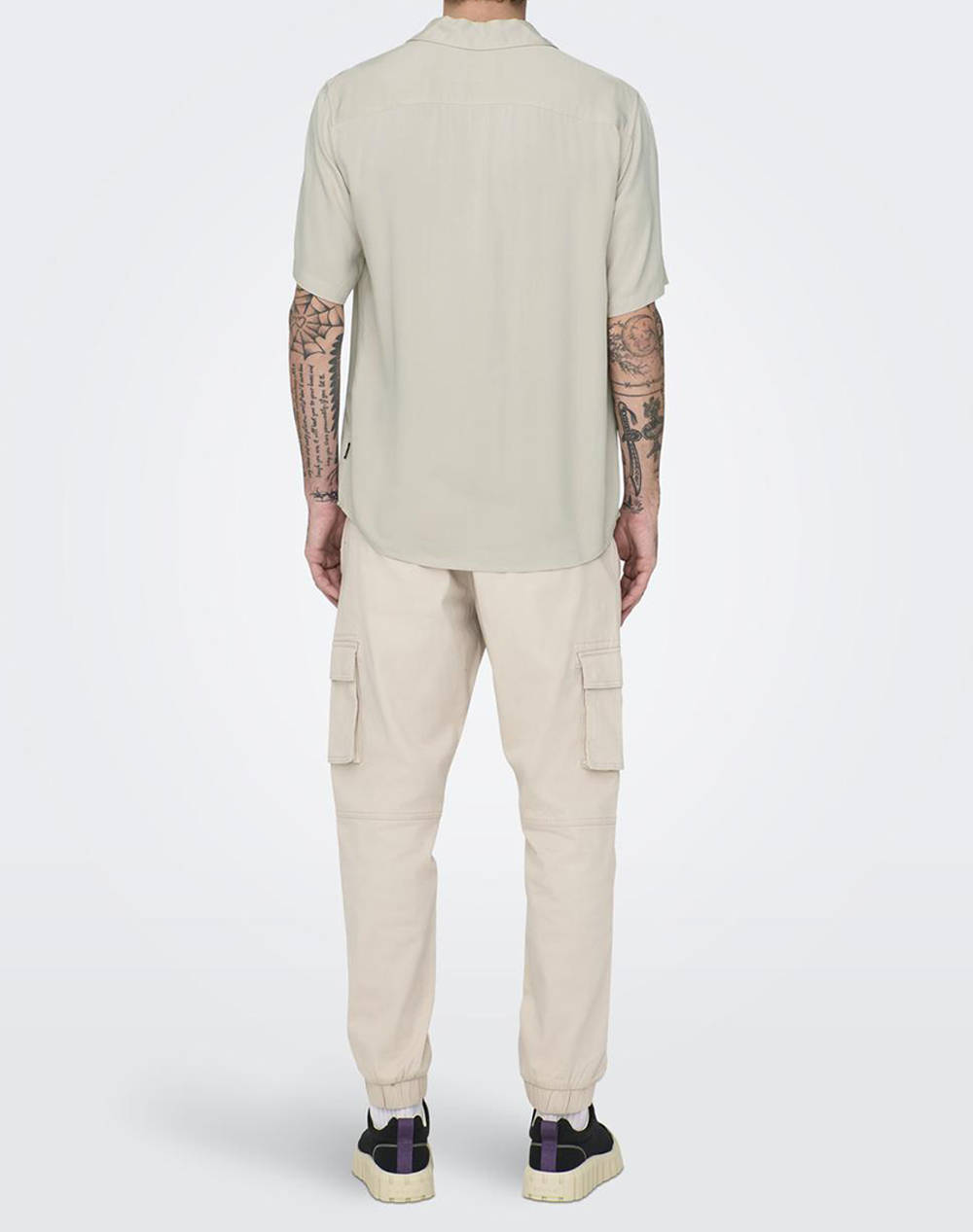 ONLY & SONS ONSDASH LIFE REG RES SS 001 SHIRT NOOS 22024164-Silver Lining Biege φωτογραφία