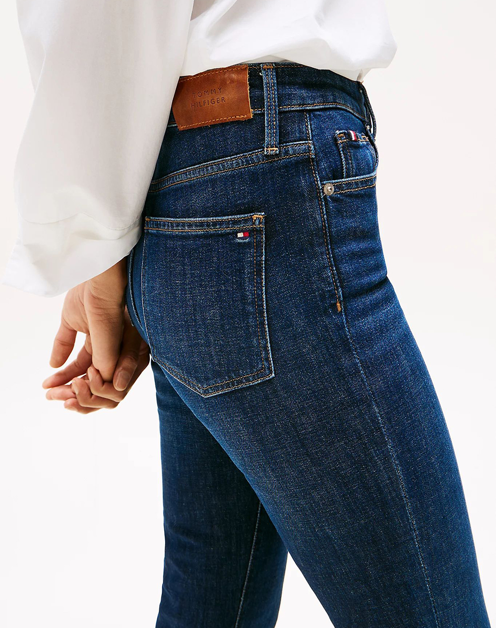 Tommy Hilfiger Nos Bootcut Rw Dark Blue Ww0Ww42490-02F32 Denimdarkblue Γυναικεία ρούχα παντελόνια Jean 5P Cargo Politikos Shop Πολιτικός
