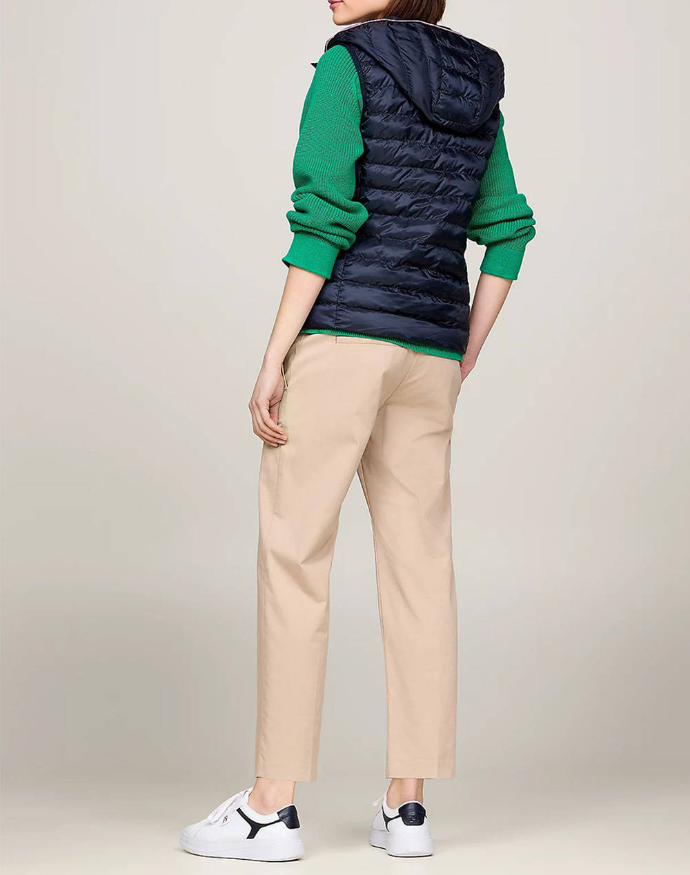 TOMMY HILFIGER LW PADDED GLOBAL STRIPE VEST WW0WW42051-DW5 DarkBlue φωτογραφία