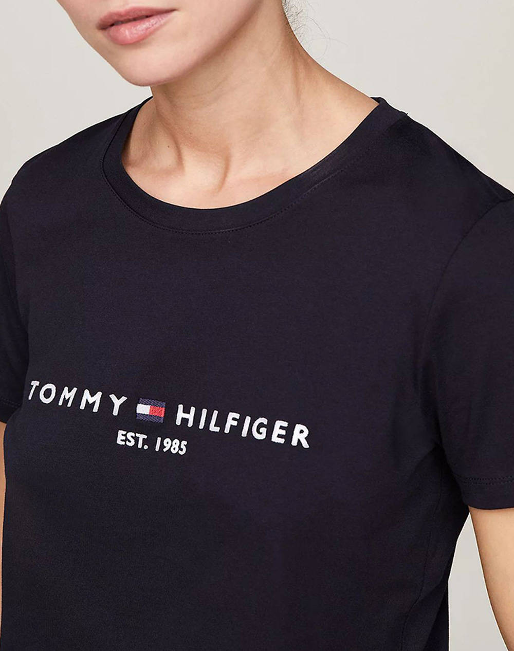 Tommy Hilfiger Μπλούζα Heritage C-Nk Reg Tee Ww0Ww31999-Dw5 Navyblue Γυναικεία ρούχα μπλούζες Τ-Shirt Politikos Shop Πολιτικός