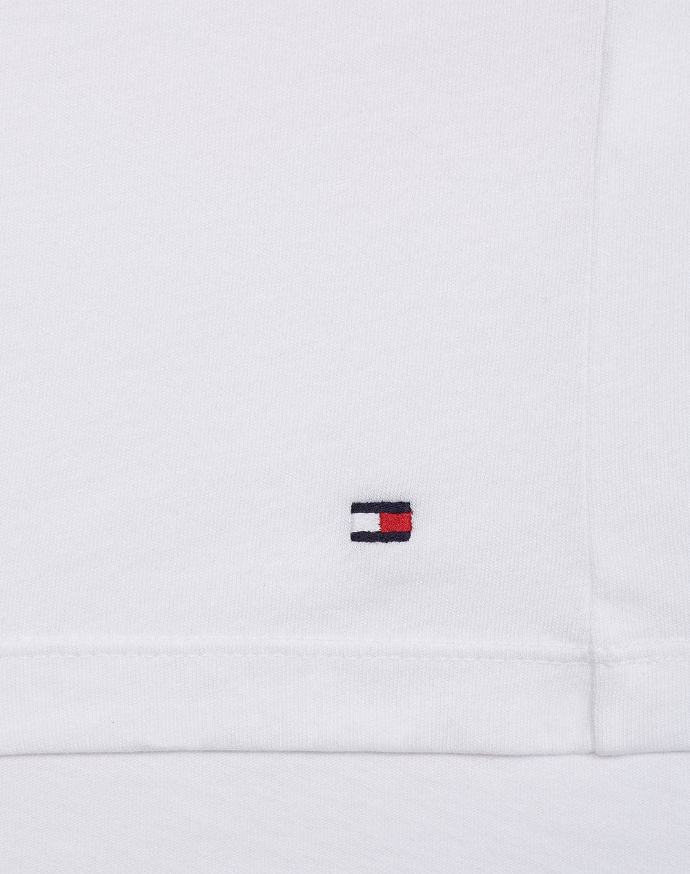 Tommy Hilfiger Heritage Crew Neck Graphic Tee Ww0Ww24967-100 White Γυναικεία ρούχα μπλούζες Τ-Shirt Politikos Shop Πολιτικός