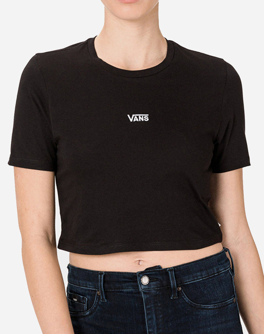 VANS VANS WM FLYING V CROP CRE FLYV VN0A54QUBLK1-VNBLK TotalBlack