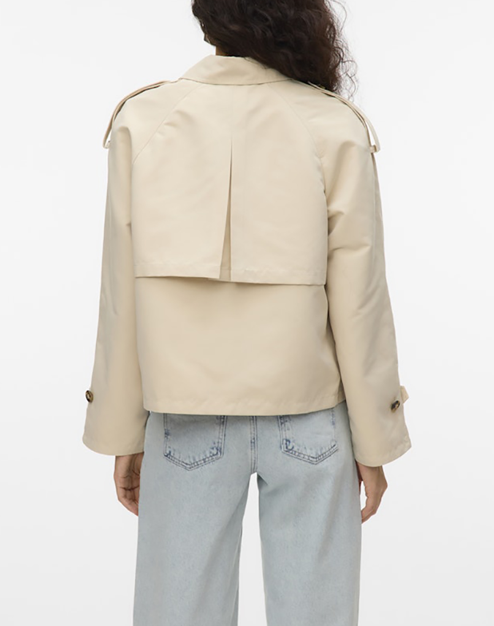 VERO MODA VMCHLOE SHORT TRENCHCOAT NOOS 10309534-Oatmeal Ecru φωτογραφία