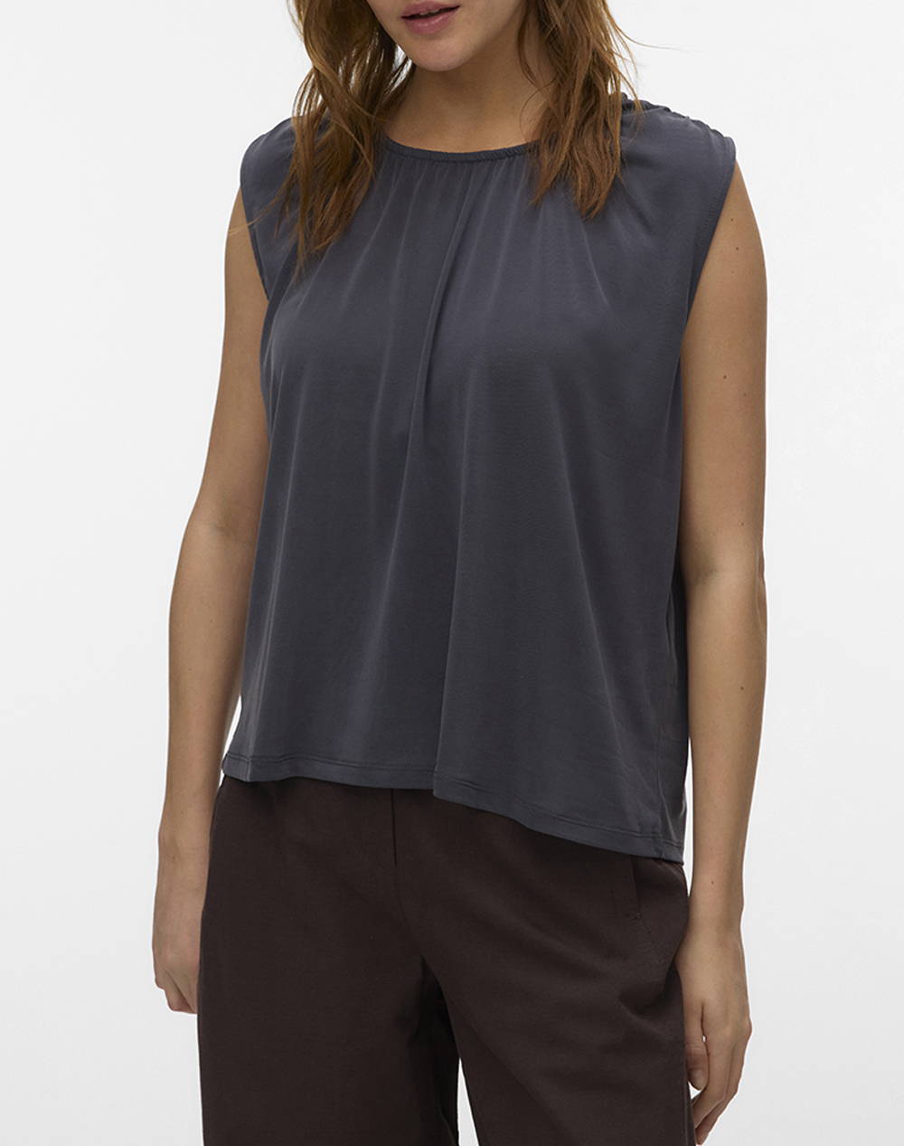 VERO MODA VMFILLI SL TOP JRS NOOS 10342938-Asphalt DarkSlateGrey