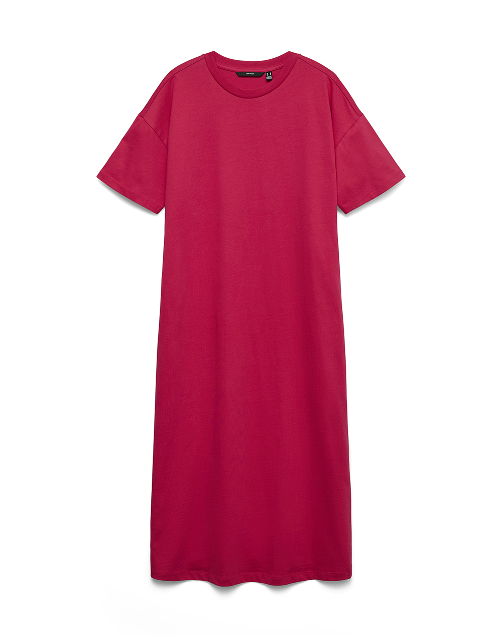 VERO MODA VMMOLLY SS OVERSIZE CALF DRESS NOOS 10286081-Jazzy DarkRed