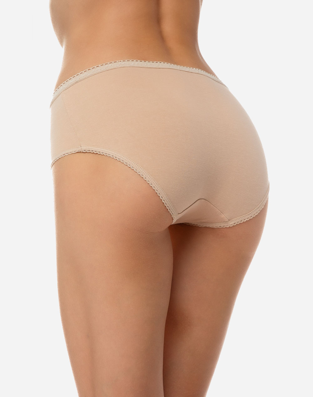 MINERVA ΚΥΛ.COT-LYCRA MIDI 2ΤΕΜ 90-89860-003 Biege φωτογραφία