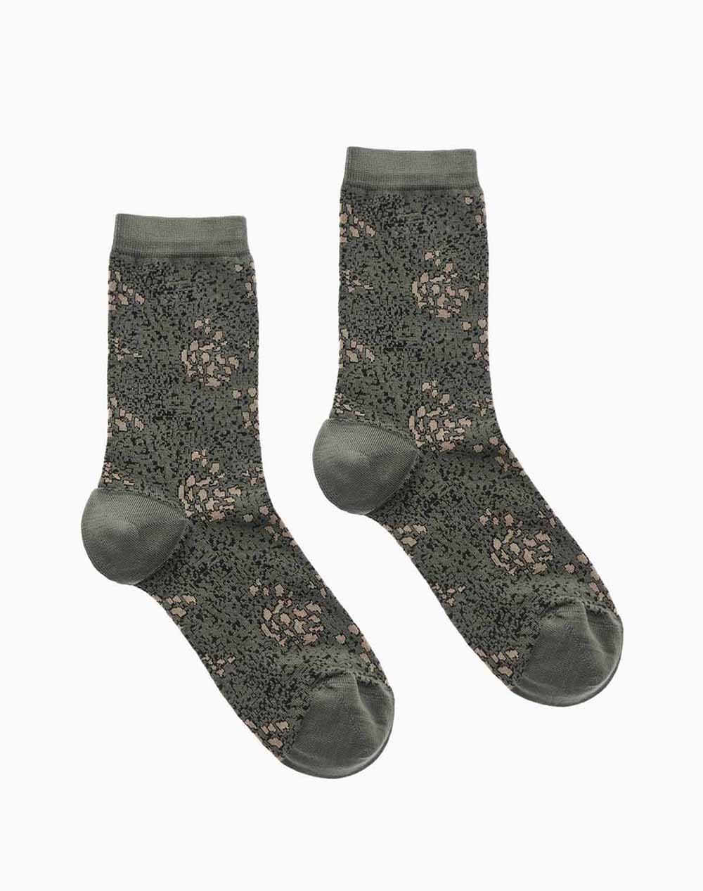 WALK ΓΥΝΑΙΚΕΙΕΣ ΚΑΛΤΣΕΣ BAMBOO ΜΕ ΣΧΕΔΙΟ W331-15-24 Khaki φωτογραφία