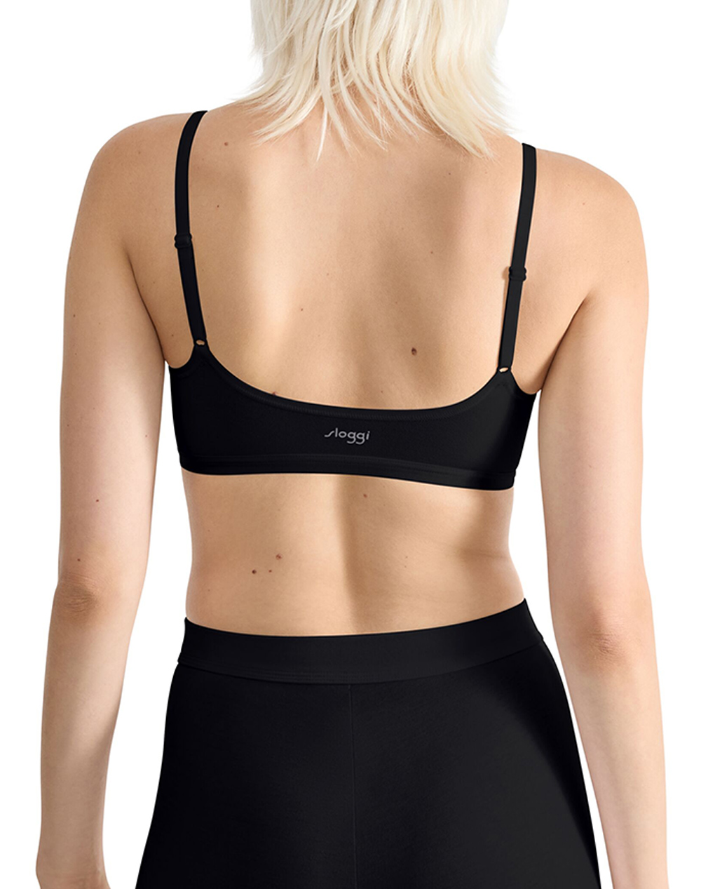 Sloggi Go Daily Cotton Top 10222329-0004 Black Γυναικεία εσώρουχα Σουτιεν Politikos Shop Πολιτικός