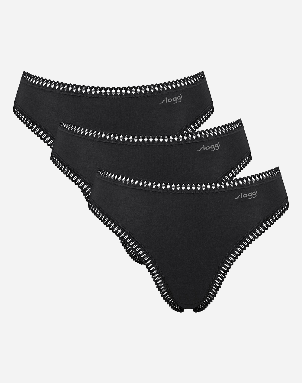 SLOGGI sloggi GO Crush High leg C3P 10219672-0004 Black