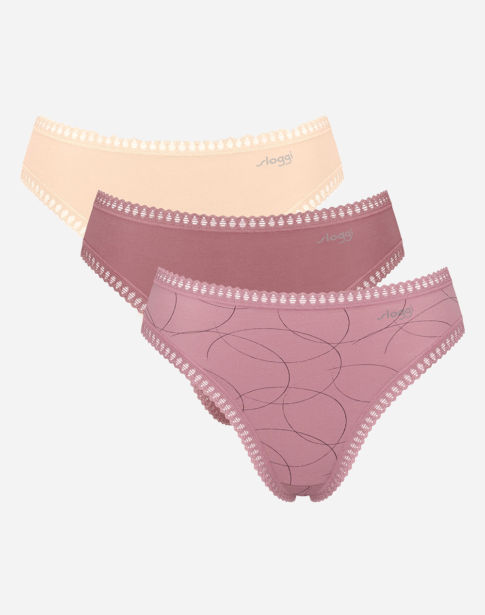 SLOGGI sloggi GO Crush High leg C3P 10219672-V002 DarkPink