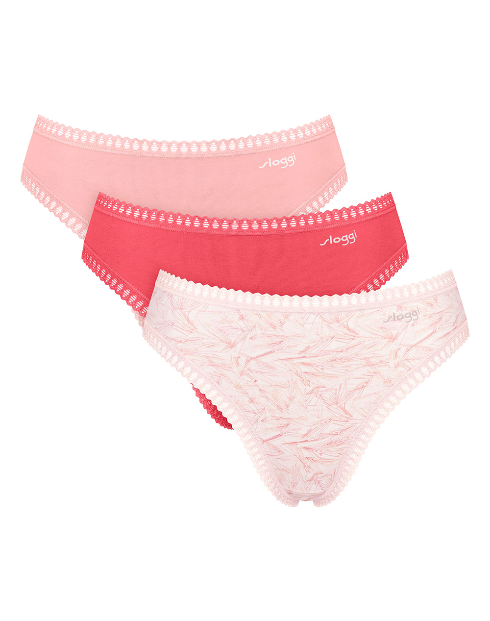 SLOGGI sloggi GO Crush High leg C3P 10219672-M005 Pink