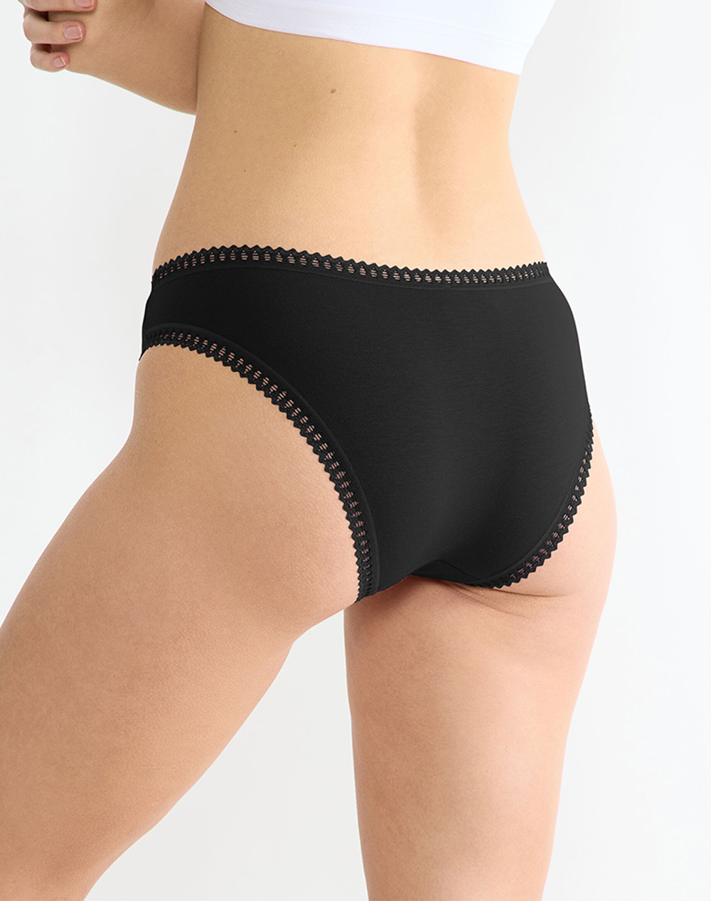 Sloggi Go Crush Mini C3P 10219682-0004 Black Γυναικεία εσώρουχα Σλιπ Politikos Shop Πολιτικός